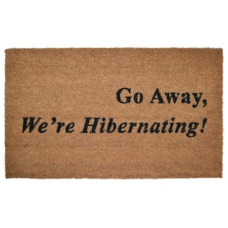 Imports Decor Imports Decor  PVC Backed Coir Doormat Hibernating 559PVC